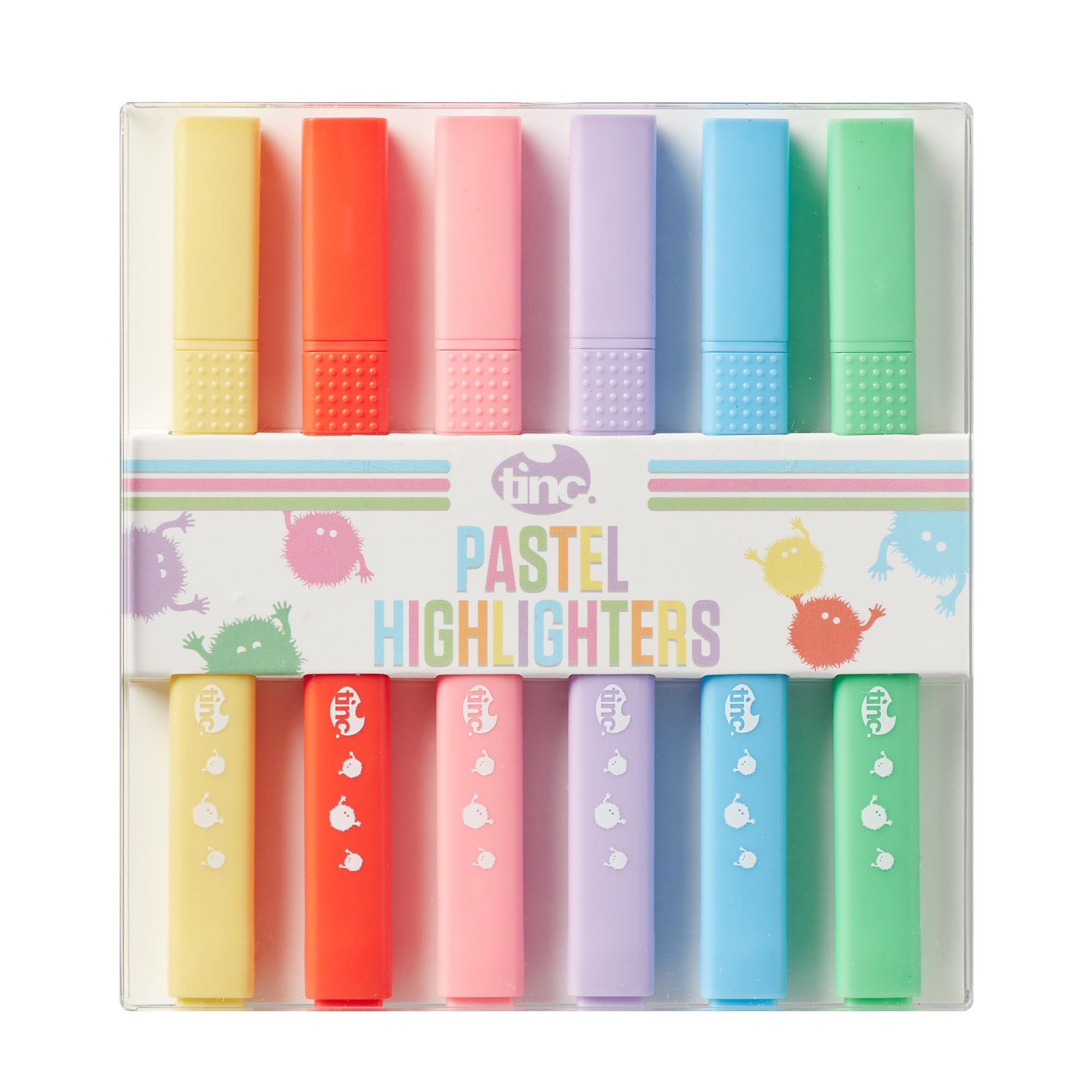 Tinc Pastellmarker Set - Retro Stil - Perfekt für Schule und Hausaufgaben - Flüssiges Schreiben mit sanften Farben --Pac